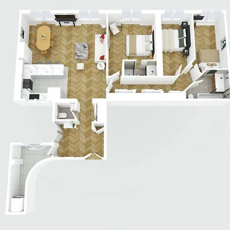 Brand New 3 Bedrooms Facing Madeleine St Honoré * Parigi